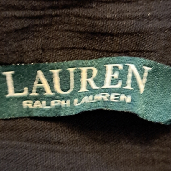 Lauren By Ralph Lauren Black Tunic/Cover Up/ Dress/Tunic Top - Picture 5 of 5